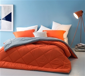 Alloy/Orange Full Comforter