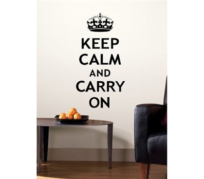 Peel N Stick - Keep Calm And Carry On Decals