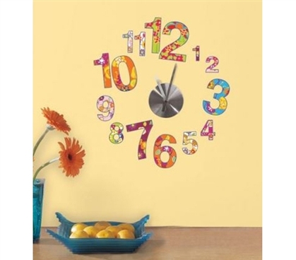 Peel N Stick - Colorful Clock Decals