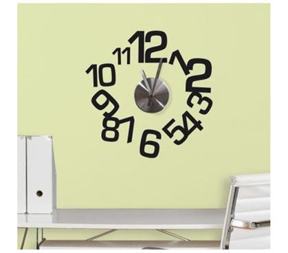 Peel N Stick - Contemporary Clock Decals
