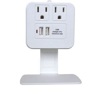 Dual USB And Outlet Charger