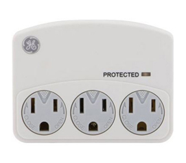 Surge Protector With Lids - 3 Outlets