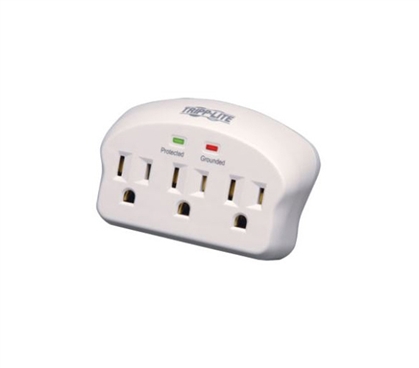 Surge Protector Wall Tap - 3 Outlets