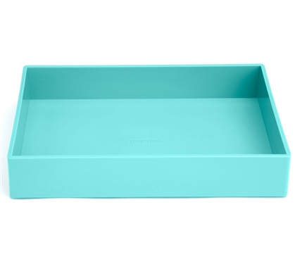 Accessory Tray - Medium - Aqua Dorm Organizers Dorm Room Storage Dorm Essentials