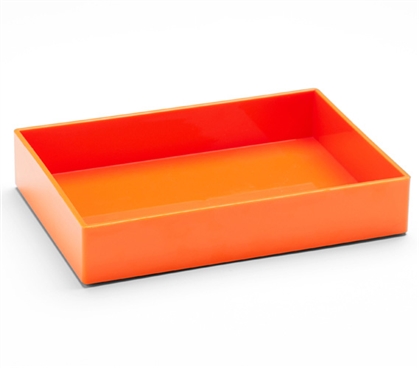 Accessory Tray - Medium - Orange Dorm Essentials College Supplies Dorm Supplies Dorm Room Decor