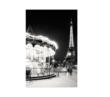Paris Tower and Carousel Dorm Room Poster Wall Decorations for Dorms College Wall Decor