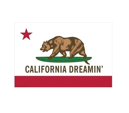 California Dreamin Poster for Dorm Rooms College Supplies College Wall Decor