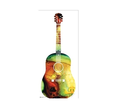 Acoustic Guitar Dorm Room Poster Dorm Room Decorations Wall Decorations for Dorms