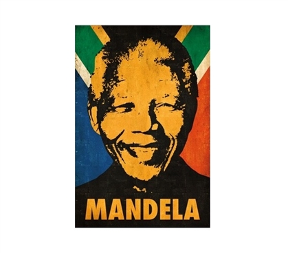 Nelson Mandela Stencil College Dorm Poster Dorm Room Decorations Dorm Room Decor