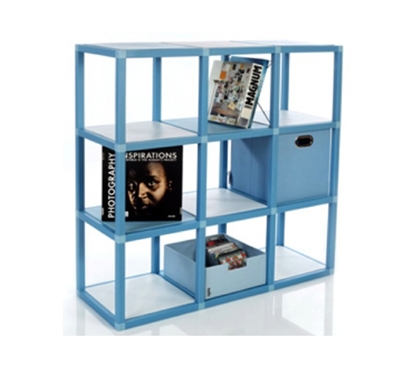 ModeLife - 9 Cube Dorm Room Book Case College Storage Supplies