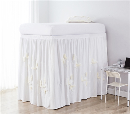 Southern Alps Bed Skirt Panel with Ties - Additional Motif