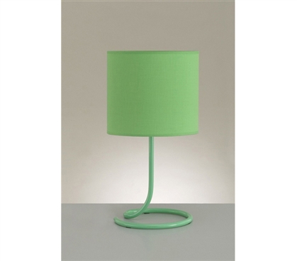 Useful College Supply - Snail's Tail Desk Lamp - Green - Great For Studying In Dorm