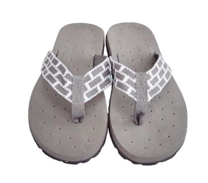 Cheap Supplies To Live College At Its Fullest - Cushion-Relax Shower Sandals - Gray Reggae