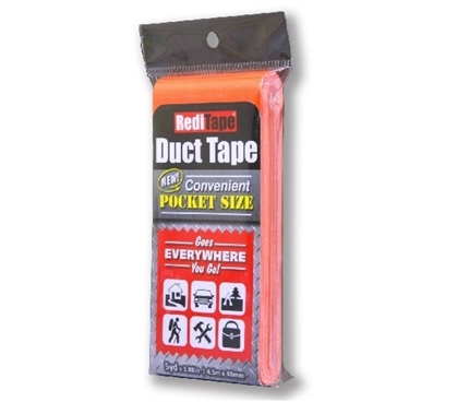 Pocket Size Duct Tape - Orange