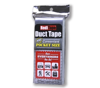 Pocket Size Duct Tape - Silver