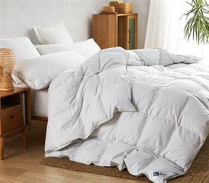 Twin XL Comforter Ethically Sourced Down Feather Duvet Insert Luxury Dorm Room Bedding Essentials