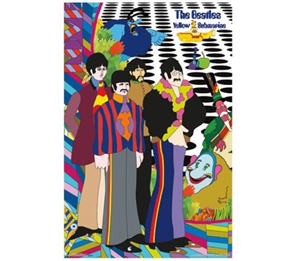 The Beatles - Cast and Crew Poster - Add College Dorm Posters