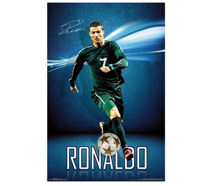 Fun Posters For College - Cristiano Ronaldo Poster - Decorate Your Dorm