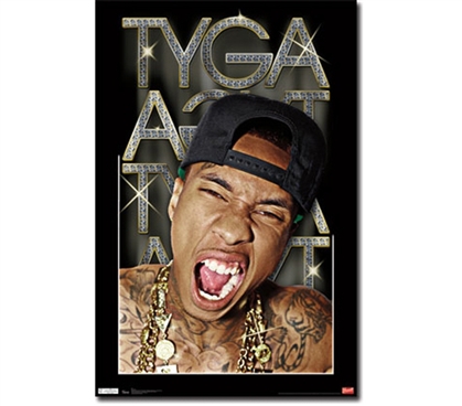 Tyga - Bling Poster - Decorate Your College Dorm Room