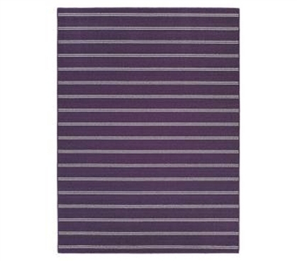 Cheap Dorm Essential - Classic Stripes College Rug - Purple - Bring Color And Fun