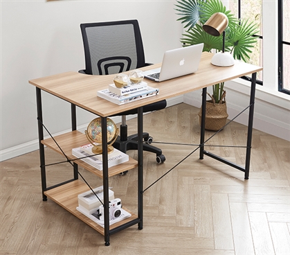Suprima Desk - Organizer Bookshelf X-Style - Beech