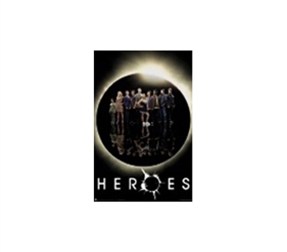 Heroes Group Shot College Dorm Room Poster Heroes cast crew poses in this college dorm room decorating poster