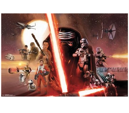 Star Wars 7 The Force Awakens Dorm Poster Dorm Essentials Dorm Room Decorations