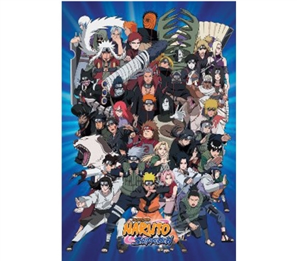 Naruto - Characters Poster Naruto Poster Dorm Room Decorations Ninja Poster Dorm Room Anime Poster