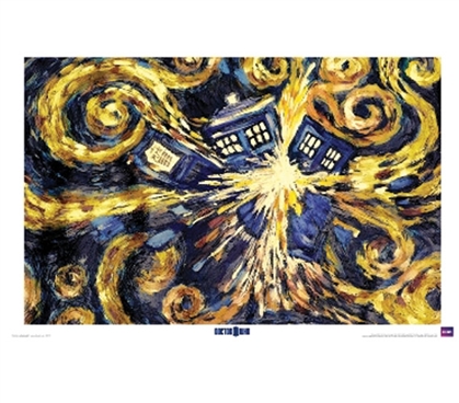 Doctor Who Exploding Tardis Poster