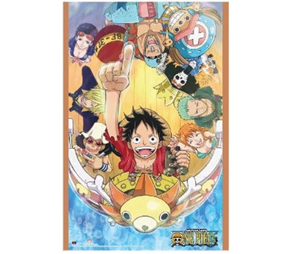 One Piece Sunny Group Poster