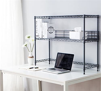 Suprima Desktop Metal Bookshelf - Gray