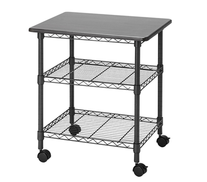 Essential Dorm Room Organizer SuprimaÂ® Desk Station Rolling Rack Gunmetal Gray College Item