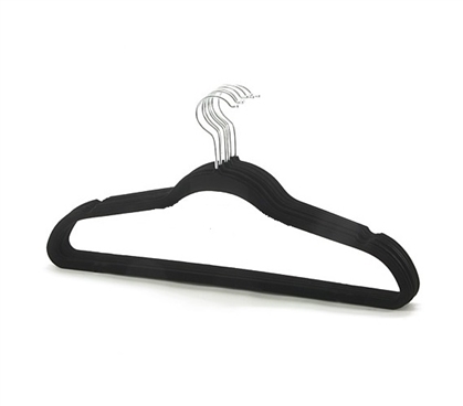 Soft Grip Hangers - Set of 12 College Hangers Closet Organizers