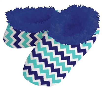 Dorm Snoozies - Two Color Blue Chevron