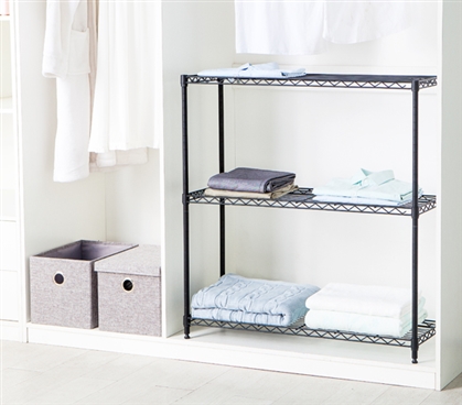 Suprima Shelving Room and Closet Organizer - Black