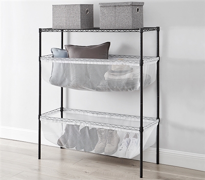 Suprima Shelf Supreme - Bin Style - White Mesh