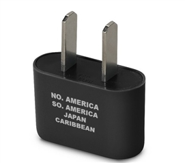 North and South America Ungrounded Plug Adapter Dorm Essentials Must Have Dorm Room Gadgets