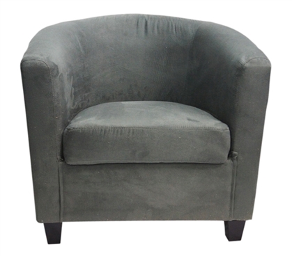 Charcoal Gray Contour College Chair Dorm Room Seating