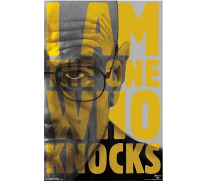Breaking Bad - The One Who Knocks Poster - But TV Posters