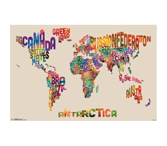 World Map Color Poster Shopping For College Buy Cool Dorm Stuff Posters For  Dorms
