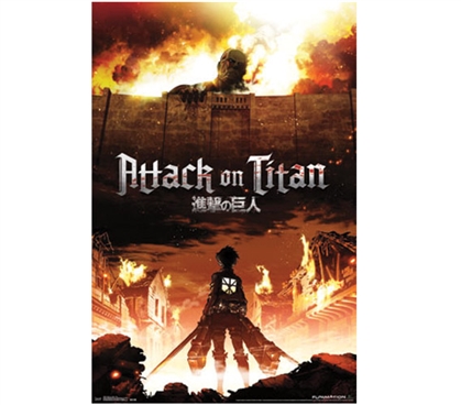 Attack on Titan - Fire Poster