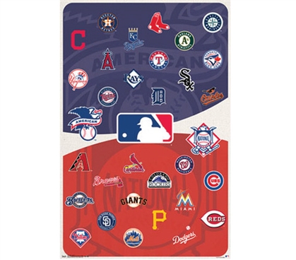 MLB - Logos 15 Poster