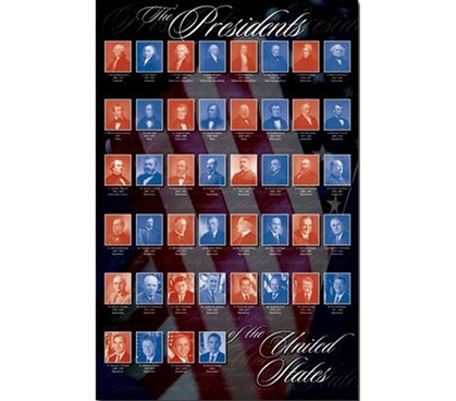 Presidents - United States Of America Poster - Decor For College