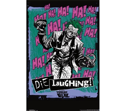 Items For College - Joker - Die Laughing Poster - Decorate Your Dorm