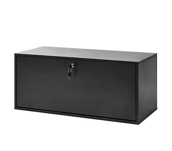Dorm Room Safety Supplies - Yak About It Locking Safe Trunk with Lock and  Keys - Black Storage Chest