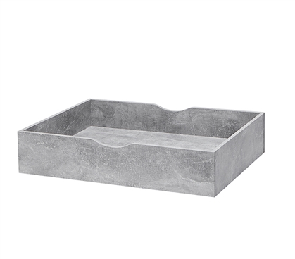 The Essential Storage MAX Underbed Dorm Room Storage Unique Marble Gray College Wooden Organizer With Wheels