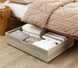 Dorm Room Organization Rolling Storage Bin Space Saving Under the Bed Storage with Wheels