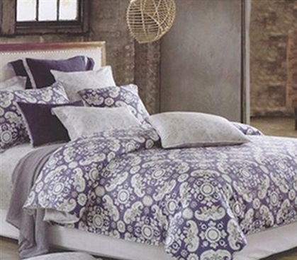 Ella Purple Twin XL Comforter