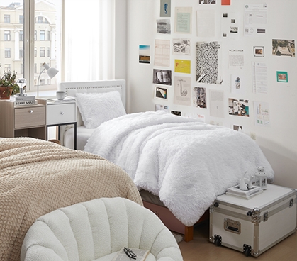 Full of Fluff - Coma Inducer Twin XL Comforter - White