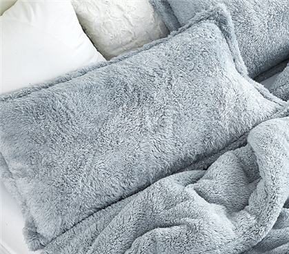 Coma Inducer Standard Sham - The Original Plush - Frosted Arctic Ice